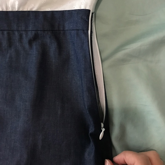 Ann Taylor loft wear to work denim dress - Picture 4 of 4